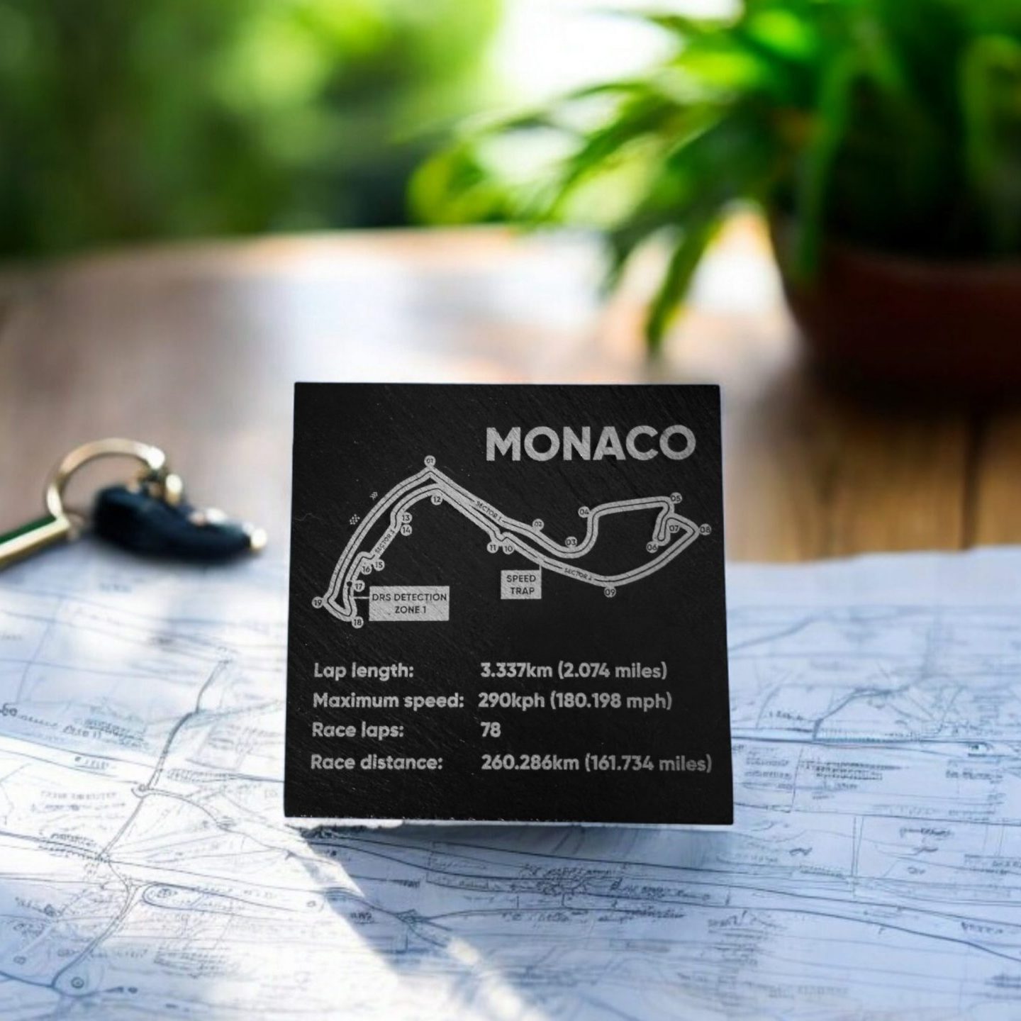 F1 Slate Coasters set| Formula 1 Circuit Track Coaster set | F1 Gift | Perfect Formula 1 Gift! | Racing Fan Gift | Unique Motorsport Decor