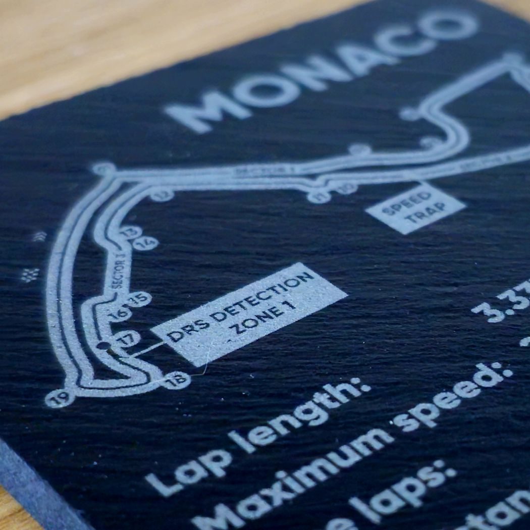 F1 Slate Coasters set| Formula 1 Circuit Track Coaster set | F1 Gift | Perfect Formula 1 Gift! | Racing Fan Gift | Unique Motorsport Decor